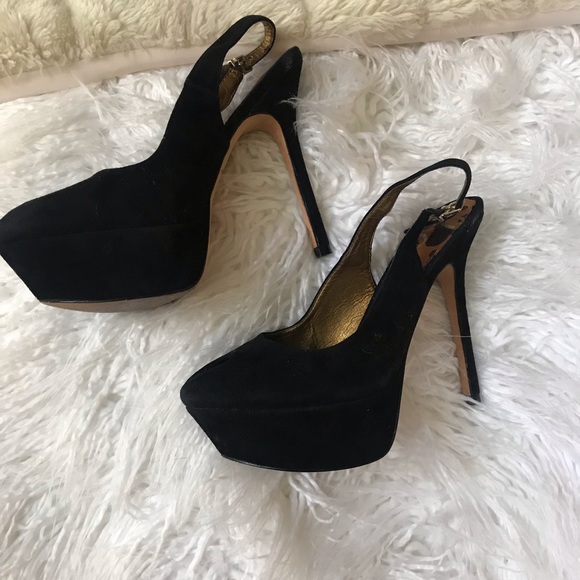 Sam Edelman Shoes - Sam Edelman Peep-toe Black heels.